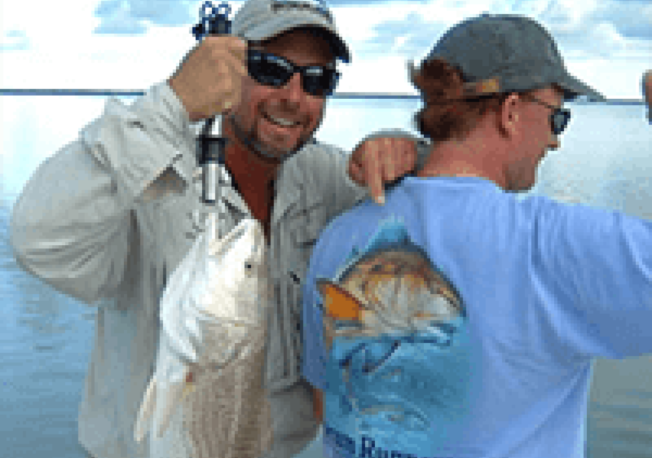 captain steve holding a fish