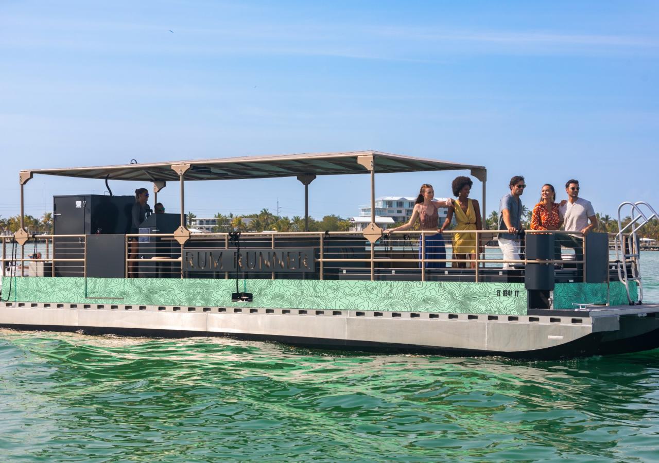 The Rum Runner water taxi in the Florida Keys