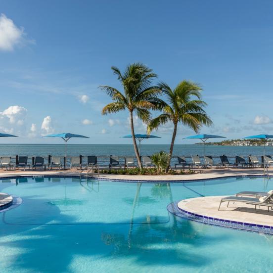 A sunny day at Kokomo pool at Three Waters Resort in Islamorada.