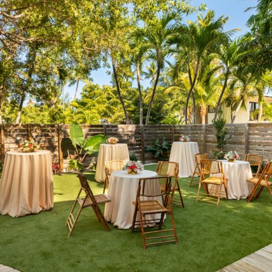 An event set up at La Siesta.