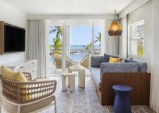 bedroom suite with ocean view